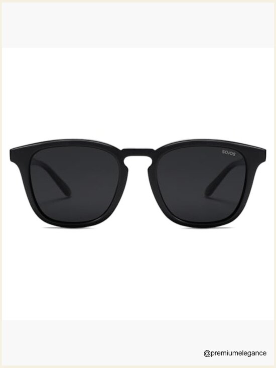 Polarized Square Vintage Sunglasses UV400 Protection